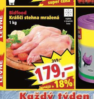 Norma Králičí stehna mražená nabídka