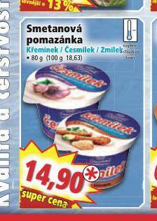 Norma Smetanová pomazánka nabídka