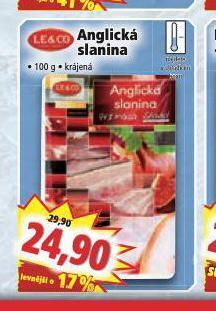Norma Anglická slanina nabídka