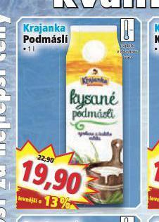 Norma Krajanka podmáslí nabídka