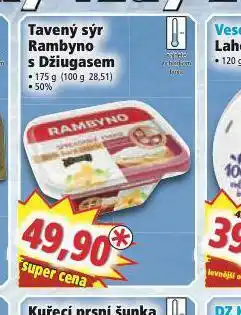 Norma Tavený sýr rambyno s džiugasem nabídka