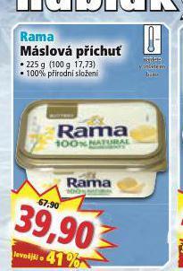 Norma Rama máslová příchuť nabídka
