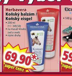 Norma Herbavera koňský balzám nabídka