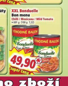 Norma Xxl bonduelle bon menu nabídka