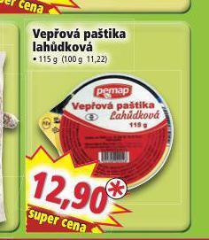 Norma Vepřová paštika lahůdková nabídka