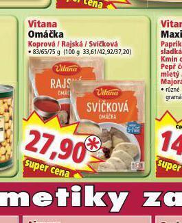 Norma Vitana omáčka nabídka