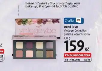 dm drogerie Trend it up paletka očních stínů nabídka