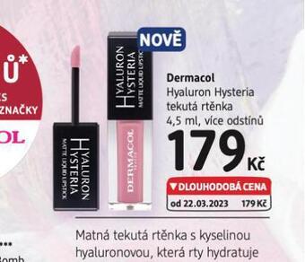 dm drogerie Dermacol tekutá rtěnka nabídka