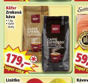 Norma Käfer zrnková káva nabídka