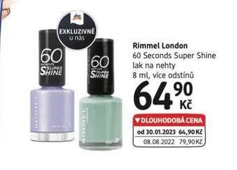 dm drogerie Rimmel london lak na nehty nabídka