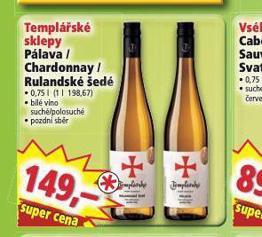 Norma Templářské sklepy rulandské šedé nabídka