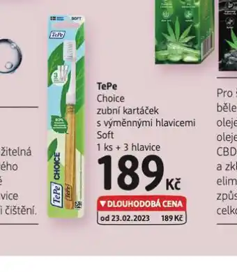 dm drogerie Tepe choice zubní kartáček nabídka
