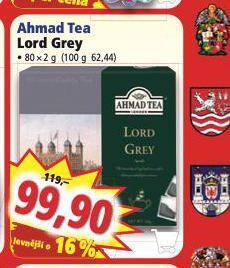 Norma Ahmad tea lord grey nabídka
