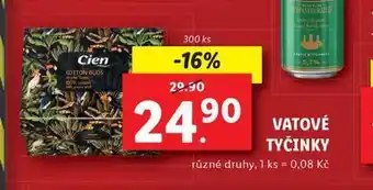 Lidl Cien vatové tyčinky nabídka
