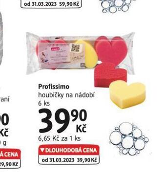 dm drogerie Profissimo houbičky na nádobí nabídka