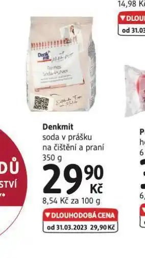 dm drogerie Denkmit soda v prášku na čištění a praní nabídka