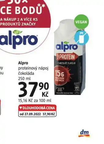 Alpro proteinový nápoj čokoláda