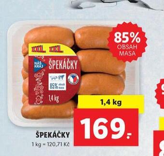 Lidl Špekáčky nabídka