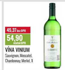 Ratio Vína vinium, 1 l nabídka