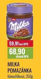 Ratio Milka pomazánka, 350g nabídka