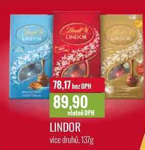 Ratio Lindor, 137g nabídka