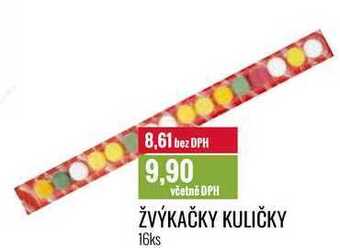 Ratio Žvýkačky kuličky 16ks nabídka