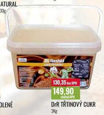 Ratio Drr třtinový cukr 3kg nabídka