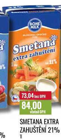 Ratio Smetana extra zahuštění 21% 1 l nabídka
