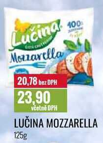 Ratio Lučina mozzarella 125g nabídka
