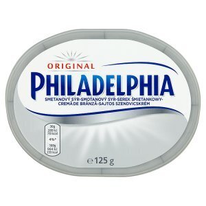 Philadelphia smetanový sýr 125g, vybrané druhy