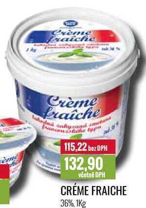 Ratio Creme fraiche 36%, 1kg nabídka