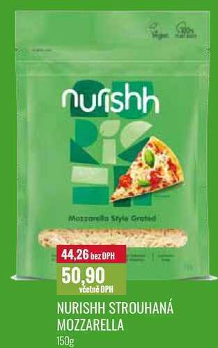 Ratio Nurishh strouhaná mozzarella 150g nabídka