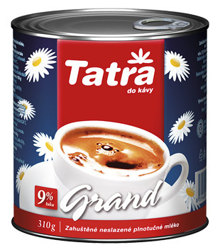 Ratio Tatra grand kondenzované neslazené mléko 9 % 310g nabídka