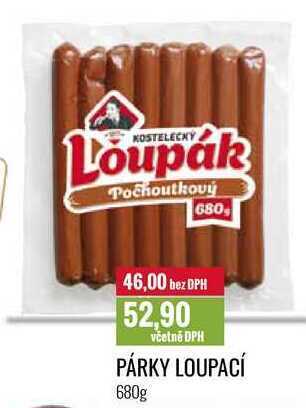 Ratio Párky loupací 680g nabídka