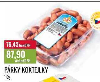 Ratio Párky koktejlky 1kg nabídka