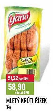 Ratio Mletý krůtí řízek 1kg nabídka