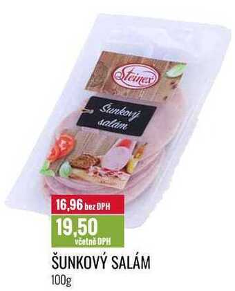 Ratio Šunkový salám 100g nabídka