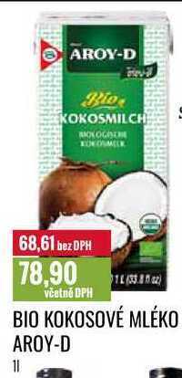 Ratio Bio kokosové mléko aroy-d 1 l nabídka
