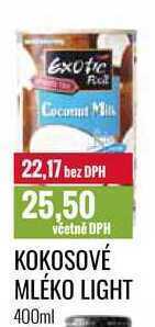 Ratio Kokosové mléko light 400ml nabídka