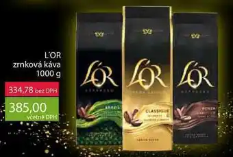 Ratio L'or zrnková káva 1000g nabídka
