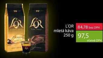 Ratio L'or mletá káva 250 g nabídka