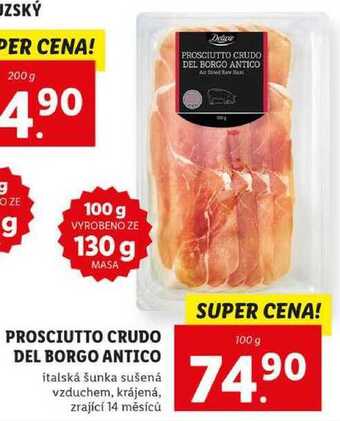 Prosciutto crudo del borgo antico, 100 g