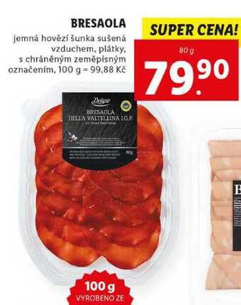 Lidl Bresaola, 80 g nabídka