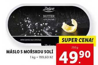 Lidl Máslo s mořskou solí, 250 g nabídka