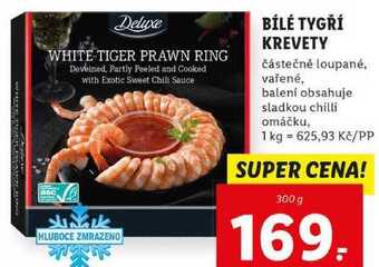 Lidl Bílé tygří krevety, 300 g nabídka