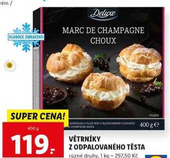 Lidl Větrníky z odpalovaného těsta, 400 g nabídka
