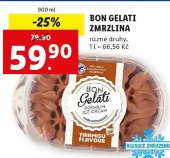 Lidl Bon gelati zmrzlina, 900 ml nabídka