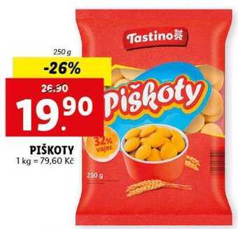 Lidl Piškoty, 250 g nabídka