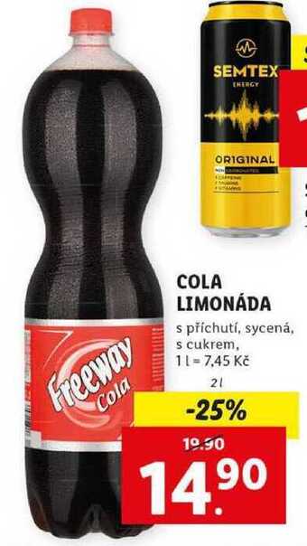 Lidl Cola limonáda, 2 l nabídka