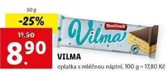 Lidl Vilma oplatka, 50 g nabídka